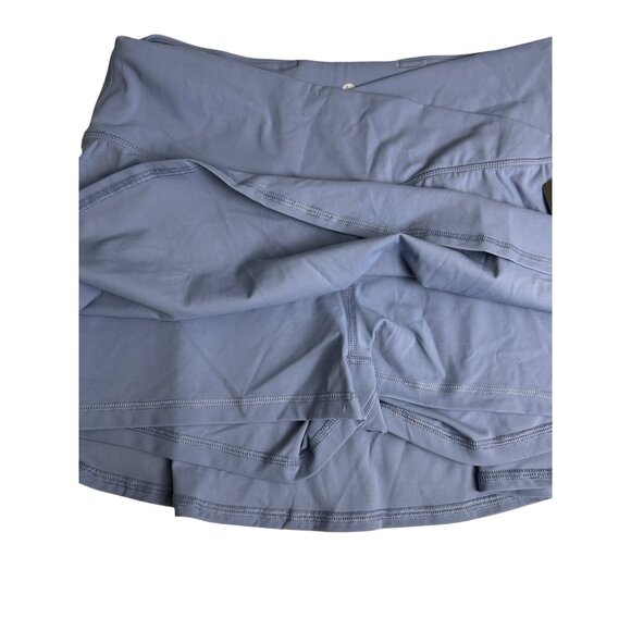 NWT 90 Degree Reflex Tennis Skirt  Blue Patterns Ruffle Back Skort Sz XL New - Picture 8 of 10